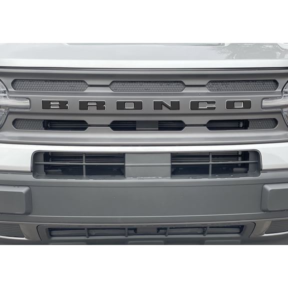 Front Grille Letters Overlays Fits 2021-2026 Ford Bronco Sport
