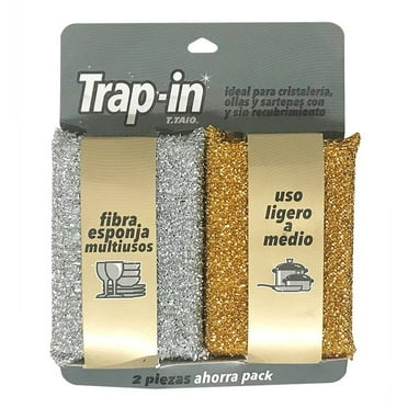 Esponja Oro y Plata Prichos Trap In 2 Piezas