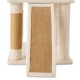 thumbnail image 6 of Vibrant Life 73" Large Multi-Functional Cat Tree with Condo, Hammock and Scratching Posts, Beige, 6 of 9