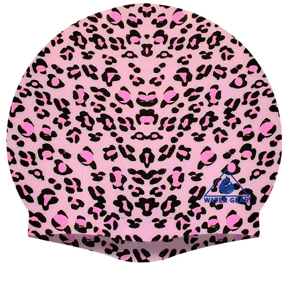 water gear critter cap (pink cheetah, one size)