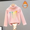 thumbnail image 2 of AWZXDE Girls High Neck Thermal Soft Shirt Long Sleeve Warm Top For Kids Girls Long Sleeve Shirts L,8-9 Years, 2 of 3