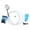 Blue First stage shower h, variant on ANXPTIME Rechargeable Electric Shower Pump Outdoor Handheld Shower Head Sprayer