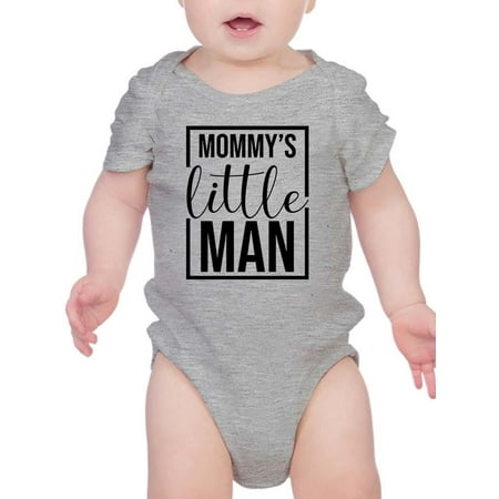 

Mommy s Little Man Bodysuit Infant -Smartprints Designs 18 Months