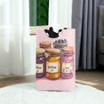 thumbnail image 6 of Yayeee Freestanding Laundry Hamper with Handle Collapsible Large Storage Basket for Clothes, Watercolor Jam, 6 of 7