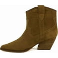 thumbnail image 3 of ARiderGirl Darian Women's Western Booties Pointed Toe Stacked Heel Fashion Ankle Boots, 3 of 5