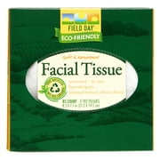 Field Day Facial Tissues, White, 85 Sheets/Box