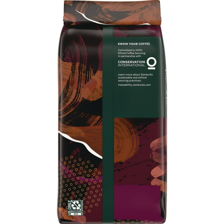 Starbucks 100% Arabica Espresso Whole Bean Coffee, Dark
