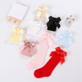 thumbnail image 4 of Baby Sweetie Girls Knee High Socks Newborn Infants Soft Thin Mesh Combed Cotton Warm Stocking, 4 of 6
