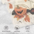 thumbnail image 5 of Yayeee 2 Pack Hand Towels for Bathroom 100% Cotton 16" x 28" Soft Absorbent Kitchen Towel, Gray Cartoon Halloween Cat, 5 of 7