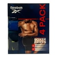 thumbnail image 3 of Men's Reebok 4-Pack Performance Boxer Brief Set Color: Maritime Blue Surf Web Size: XL, 3 of 3