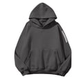 thumbnail image 5 of Bovemsi Sweatshirt for Women Fashionable Casual Zipper Pocket Round Neck Long Sleeve Hooded Camo Hoodie, 5 of 6