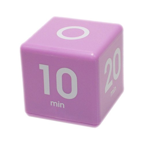 Cube Timer 5102030 minute preset timer Purple