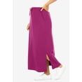 thumbnail image 3 of Woman Within Plus Size Petite Sport Knit Side-Slit Skirt, 3 of 6