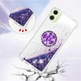 thumbnail image 5 of Liquid Quicksand Case for Samsung Galaxy A06 with Diamond Kickstand, Luxury Fun Glitter Sparkle Flowing Clear Bling Cover Case for Samsung Galaxy A06. -Purple, 5 of 14