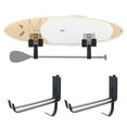 thumbnail image 2 of lixuesong 2Pcs Wall Mounted Surfboard Rack Snowboard Rack Hanger Surfboard Wall Rack Display Stand Storage Rack, 2 of 3
