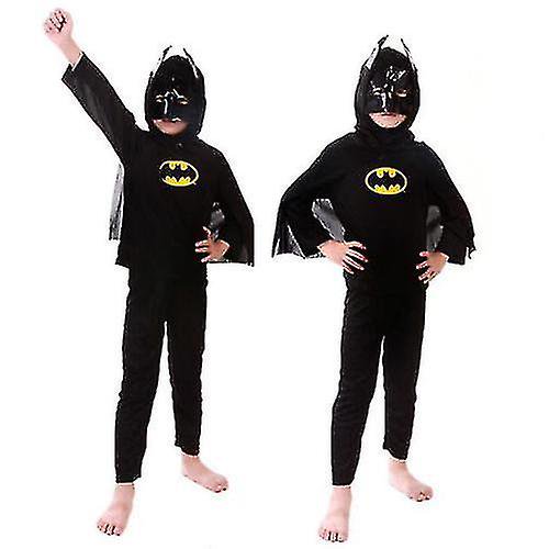 Conjunto de traje de disfraz de niño de Halloween para niños Disfraz Upbatman3 * 4 años