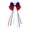 D 1Pcs, variant on HOARBOEG 1Pcs Patriotic Hair Bows Set of 7 – USA Flag Print Scrunchies & Independence Day Hair Ties in Red, White, and Blue – 4th of July Hair Accessories for Women