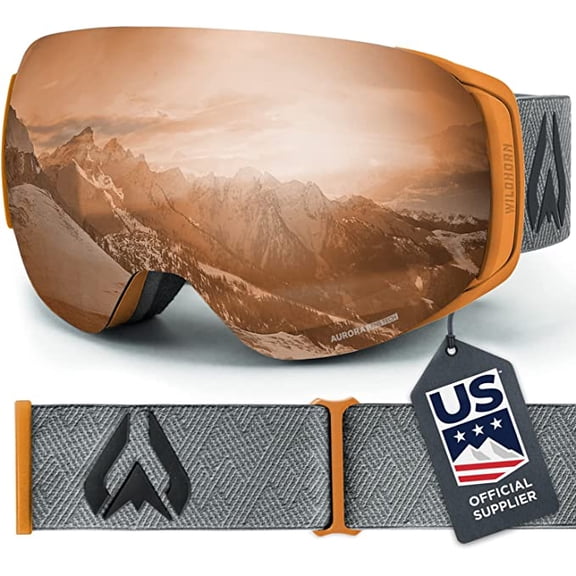 Wildhorn Roca Snowboard & Ski GogglesUS Ski Team Supplier, Adult - Moab/Amber