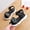 Black, variant on Herrnalise Toddler Baby Infant Girls Sandals Star Sequin Children Beach Soft Shoes Slippers Sales