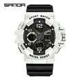 thumbnail image 3 of Sanda Men's Watches Sports Outdoor Waterproof Military Wrist Watch Date Multi Function Tactics LED Alarm Stopwatch, 3 of 7