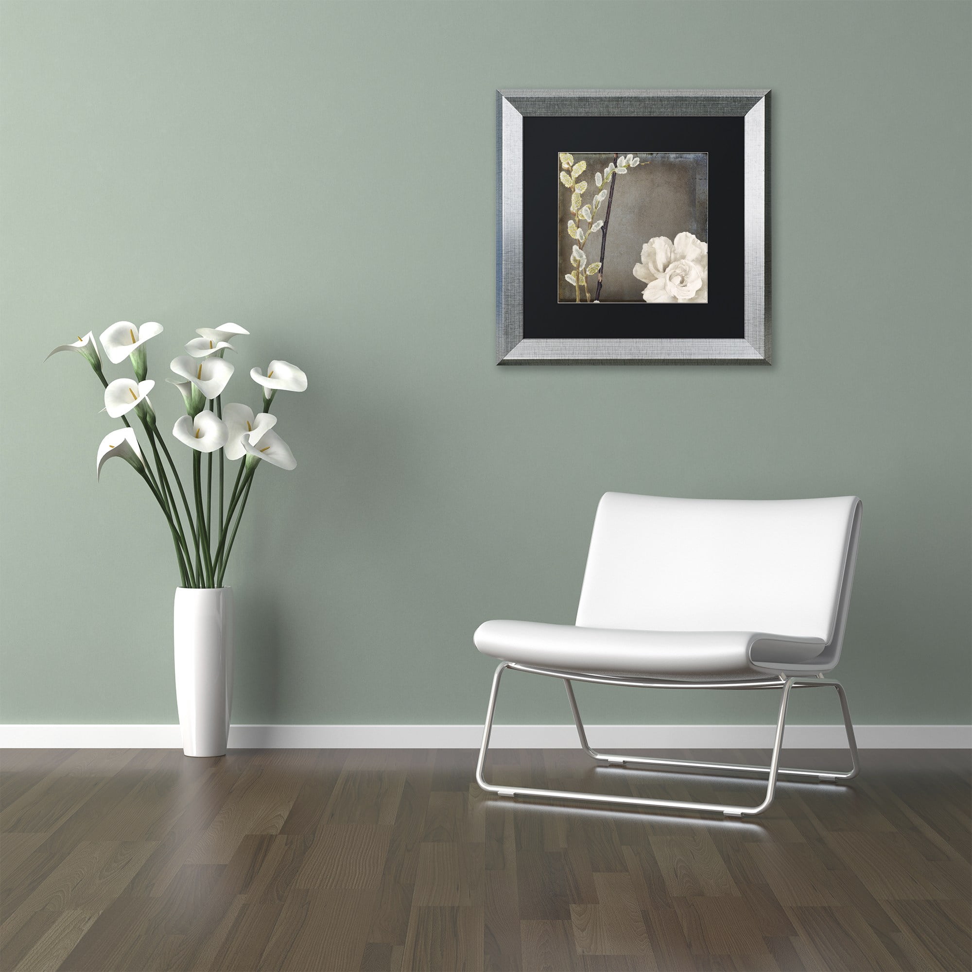 Trademark Fine Art "India I" Canvas Art by Color Bakery, Black Matte, Silver Frame