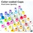 thumbnail image 6 of Ohuhu Alcohol Brush Markers, 48 Mid-Tone Colors, Brush & Chisel Dual Tips, Refillable Art Set for Artists and Sketching, 6 of 9