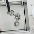 thumbnail image 2 of Azuni Passoire de Cuisine en Acier Inoxydable 3 1/2 Pouces x 4 3/8 Pouces ST03, 2 of 8