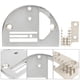 thumbnail image 3 of Placa de aguja placa de aguja de coser apertura de hebilla suave y duradera bobinado automático oficina entusiastas del bricolaje máquina de artesanía doméstica escuela, 3 of 8