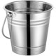thumbnail image 2 of Cubo de metal de 1L, cubo de hielo, contenedor de cubitos de hielo de acero inoxidable con asa de transporte, contenedor de hielo para bar, vino, champán, cerveza, bodas, cumpleaños, suministros para, 2 of 5