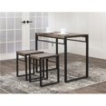 thumbnail image 1 of Sunset Trading CR-P2089-75 Dawson Counter Height Dining Set with Two Stools Reclaimed Oak - Brown Gray & Black, 3 Piece, 1 of 1