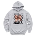 thumbnail image 6 of Football Mama Hoodie for Women Cute Coquette Bow Game Day Football Mom Pullover Sweatshirt, Gray Hoodie, M, 6 of 8