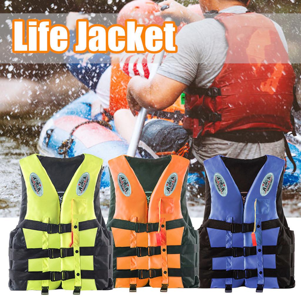 Clearance! EQWLJWE Adult Life Jacket Swim Vest Buoyancy Aid Jacket PFD ...