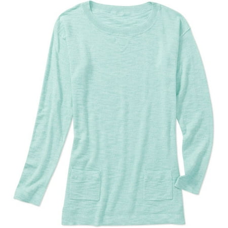 Faded Glory Women's Wide Neck Tunic Sweater