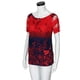 thumbnail image 5 of Puntoco 2024, tops de verano a la moda para mujer, tops de manga corta con cuello en V y encaje estampado, camisetas holgadas, blusas, 5 of 7