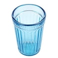 thumbnail image 4 of STPgoods Blue Faceted Stackable Drinking Glasses Set 4 Pcs 8.45 fl oz Glass Tumbler Set Water Glasses, 4 of 10