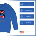 thumbnail image 6 of Mom Life Messy Bun Women's Long Sleeve T-shirt Trendy Motherhood Parenting Maternity Family Mother's Day Mama Mommy #momlife, 6 of 7