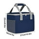 thumbnail image 3 of Bolsa térmica para almuerzo | Forro de aluminio | Gran capacidad (27,6 x 22,9 x 18 cm) | Bolsa térmica de poliéster impermeable y a prueba de fugas | Bolsa portátil para guardar comida, ideal para, 3 of 6