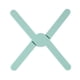 thumbnail image 1 of MAT MAT MAT SILICONA Folleteable Resistente al calor Aislamiento Placemat Hot Placemat Taza Posavero Pasajes plegables Taza Lavable Tablemat Pad Green Jumpingount HA059526-02, 1 of 7
