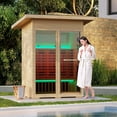 thumbnail image 6 of MEISSALIVVE Full-Spectrum Infrared Outdoor Saunas for Home, 6 of 6