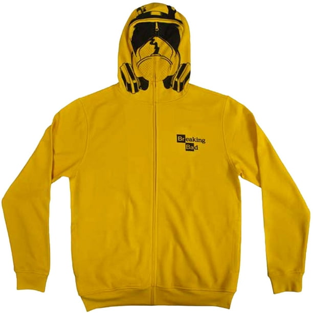 Breaking Bad Breaking Bad Yellow Hazmat Zip Up Hoodie Sweatshirt