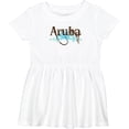 thumbnail image 3 of Inktastic Aruba Girls Baby Dress, 3 of 5