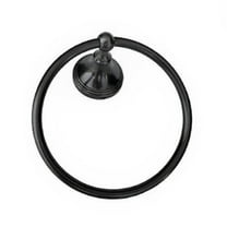 ARISTA Annchester Collection Towel Ring in Matte Black