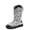 Silver, variant on Girls Winter Boots Sole Dressy Ankle Booties With Back Zipper Comfortable Casual Footwear Fashionable Black 5.5-6 Years