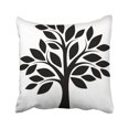 thumbnail image 1 of RYLABLUE Housse de Coussin Symbole Vert Simple Feuille d'Arbre Croissance Agricole Reforestation Ayurveda 20x20 Pouces, 1 of 1