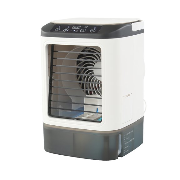 Aihimol The Double New Spray Mini Chiller, Home Office Cooler Desktop Dormitory Silent Portable Humidification Electric Fan