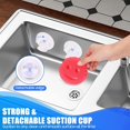 thumbnail image 5 of Smiley Éponge Rack de Stockage Cuisine Lavabo Lavage Éponge Support Fixe avec Ventouse (Sans Éponge), 5 of 5