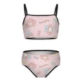 thumbnail image 5 of Kuromi And My Melody Girls' Swimwear Beach Sport Bikini Bathing Suit 2 Piece Swimsuits, 5 of 7