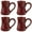 Red Aspen Mug Set of 4, variant on Park Designs Rustic Retreat Moose Mug Set of 4