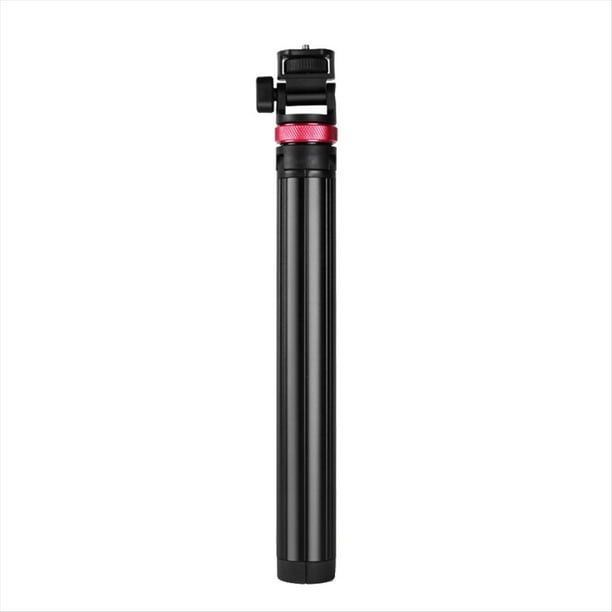 Trípode Extensible Portátil con Soporte de Luz Ajustable con Tornillos de 1/4, Trípode para Cámara y Teléfono para Viajes