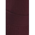 thumbnail image 7 of Sakkas Warm Soft Fleece Lined High Waist Leggings - Burgundy Cable Knit - One Size, 7 of 7